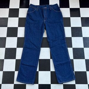 Mens RED KAP Classic Blue Denim Work Jeans / Size 36W-32L